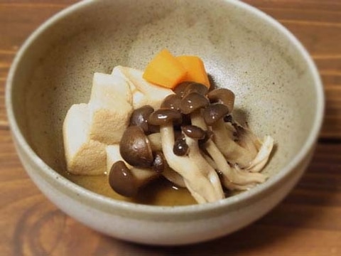 【常備菜】高野豆腐の炊合せ